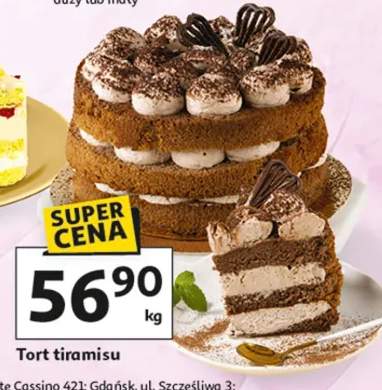 Tort tiramisu