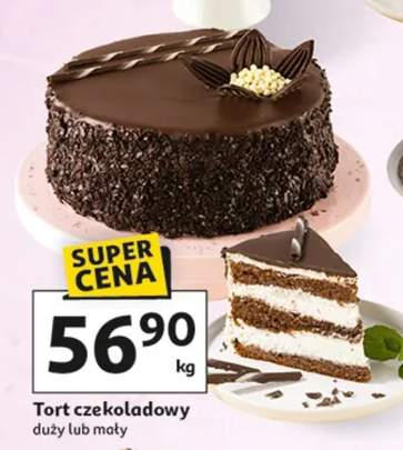 Tort czekoladowy duży lub mały