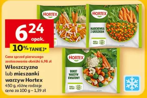 Włoszczyzna lub mieszanki warzyw