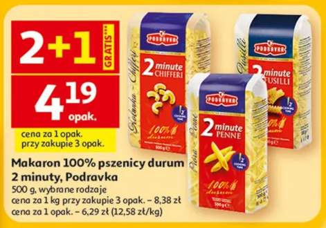 Makaron 100% pszenicy durum 2 minuty