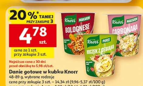 Danie gotowe w kubku