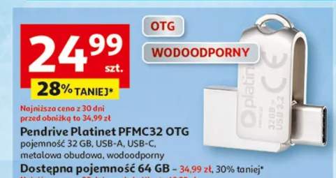 Pendrive Platinet PFMC32 OTG