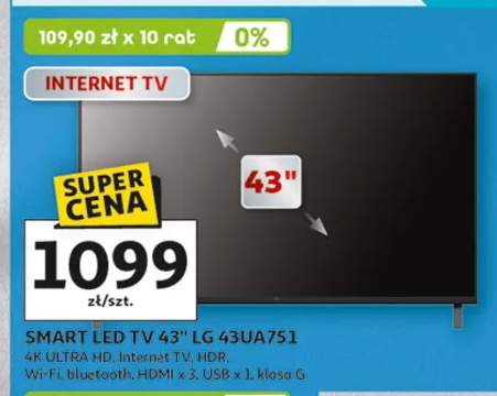 SMART LED TV 43"