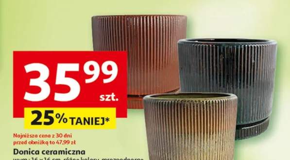 Donica ceramiczna 33x28cm