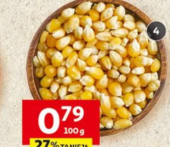 Kukurydza na popcorn, ziarna do prażenia