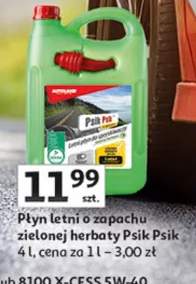 Płyn letni o zapachu zielonej herbaty Psik Psik 4L