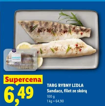 sandacz filet