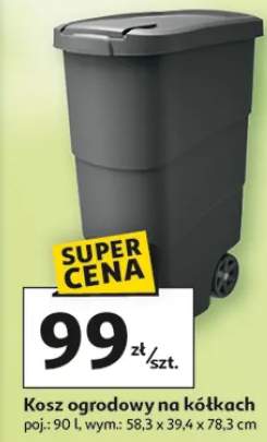 Kosz ogrodowy na kółkach