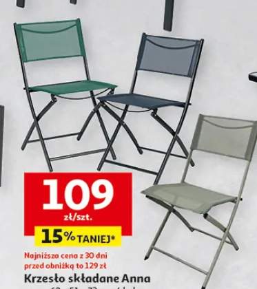 Krzesło składane Anna