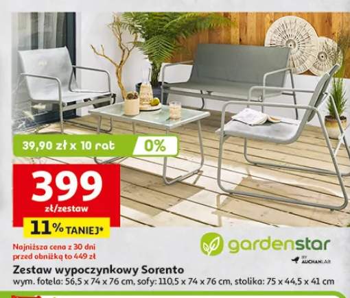 Zestaw wypoczynkowy Sorento Gardenstar