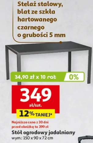 Stół ogrodowy jadalniany