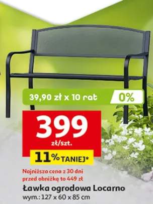 Ławka ogrodowa Locarno Gardenstar