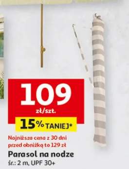 Parasol na nodze UPF30+