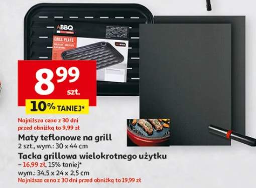 Tacka grillowa wielokrotnego użytku BBQ