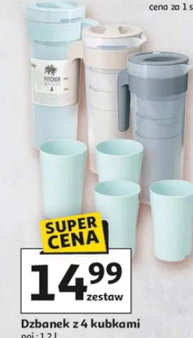 Dzbanek z 4 kubkami Pitcher