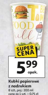 Kubki papierowe z nadrukiem