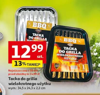 Tacka do grilla wielokrotnego użytku BBQ