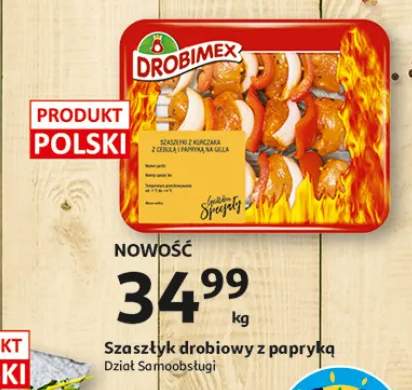Szaszłyk drobiowy z papryką Drobimex