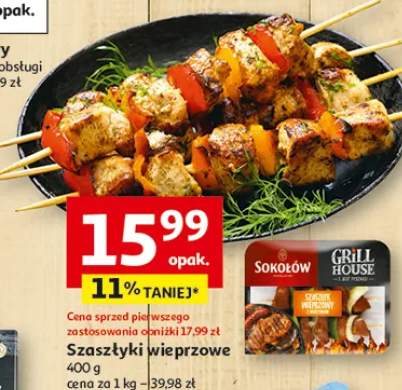 Szaszłyki wieprzowe Sokołów Grill House