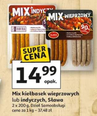 Mix kiełbasek indyczych Sława