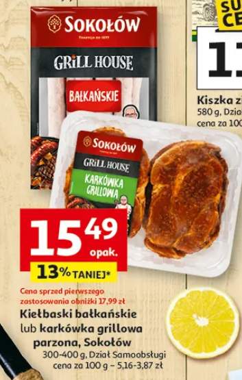 Kiełbaski bałkańskie Sokołów Grill House