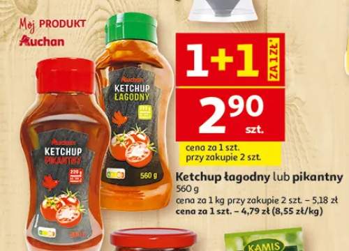 Ketchup łagodny Auchan