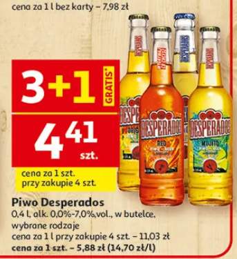Piwo Desperados wybrane rodzaje w butelce