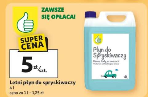 Letni płyn do spryskiwaczy