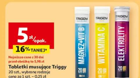 Tabletki musujące Triggy wybrane rodzaje