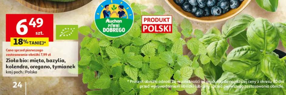 Zioła bio kolendra polskie