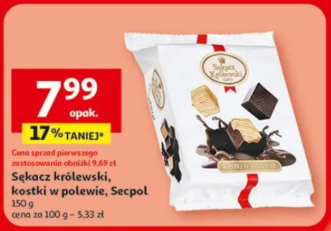 Sękacz królewski kostki w polewie Secpol