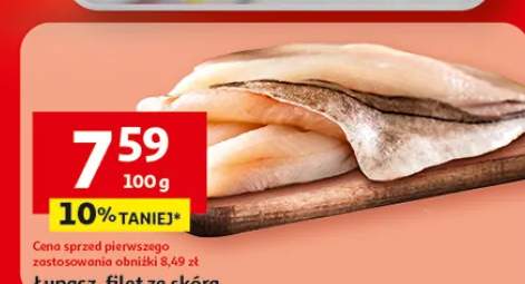 Łupacz filet ze skórą