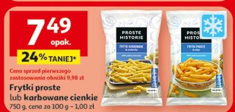 Frytki karbowane cienkie Proste Historie