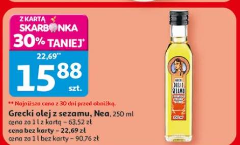 Grecki olej z sezamu Nea