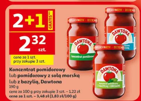 Koncentrat pomidorowy z bazylią Dawtona