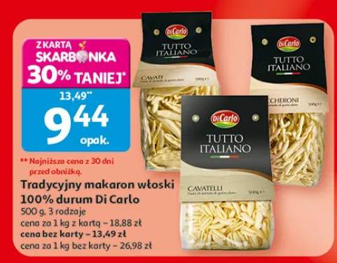Tradycyjny makaron włoski 100% durum Di Carlo Tutto Italiano