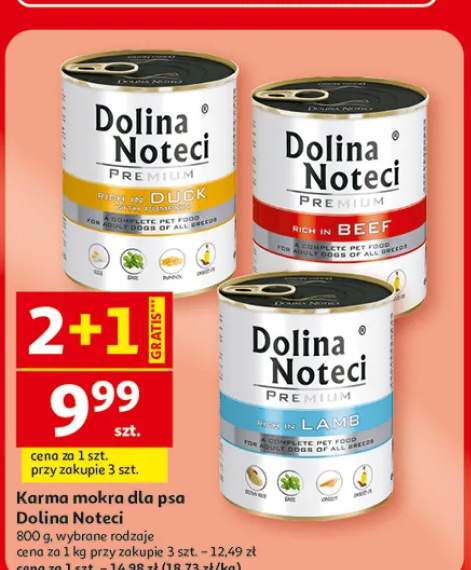Karma mokra dla psa Dolina Noteci Premium Rich in Duck