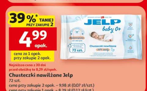Chusteczki nawilżane Jelp baby 0+