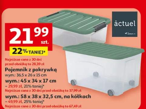 Pojemnik z pokrywką Actuel 36,5x26x15cm