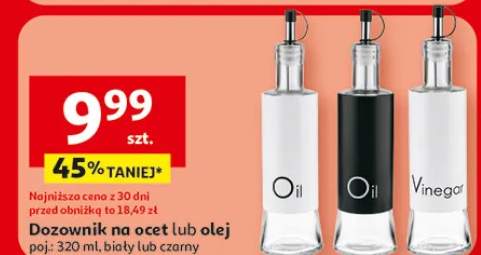 Dozownik na ocet biały