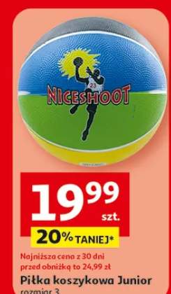 Piłka koszykowa Junior rozmiar 3 Niceshoot
