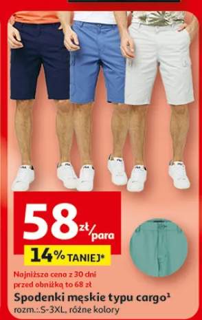 Spodenki męskie typu cargo Inextenso