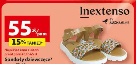 Sandały dziewczęce Inextenso