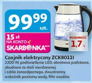 Czajnik elektryczny Zelmer ZCK8011I 2200W 1,7l