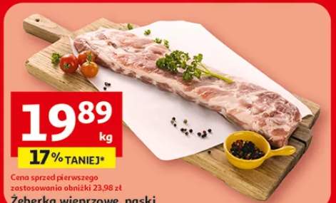 Żeberka wieprzowe paski