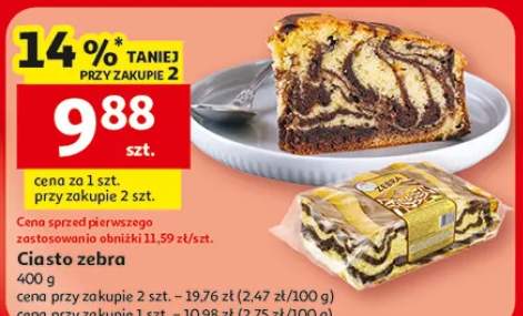 Ciasto zebra