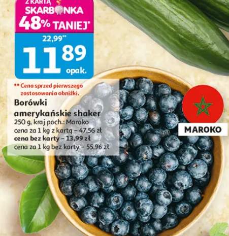 Borówki amerykańskie shaker marokańskie