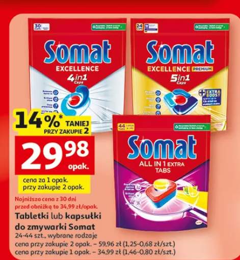 Kapsułki do zmywarki Somat Excellence Premium 5in1