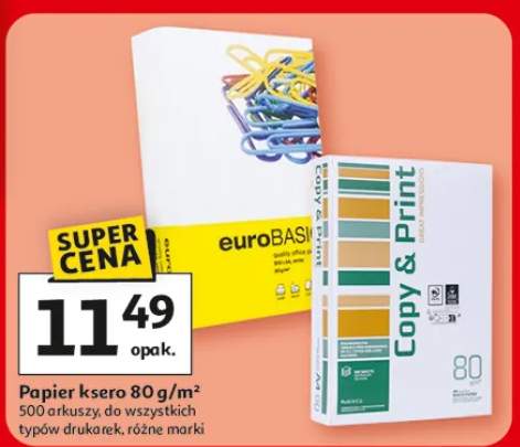 Papier ksero euroBASIS Copy & Print 80g/m²