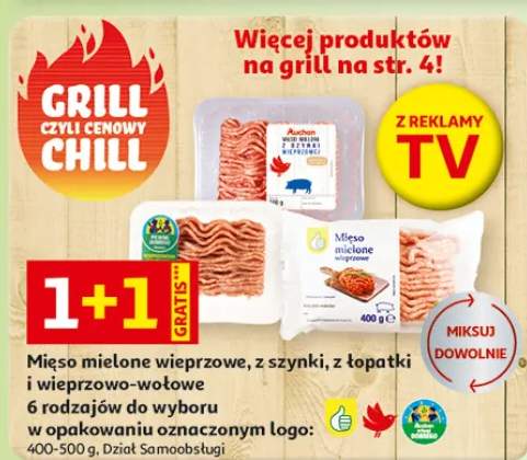 Mięso mielone wieprzowe z łopatki Auchan